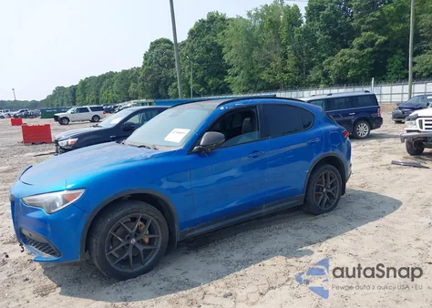 2018 Alfa Romeo Stelvio Ti Sport Awd из США, поврежденный, VIN ZASFAKNN4J7C01052